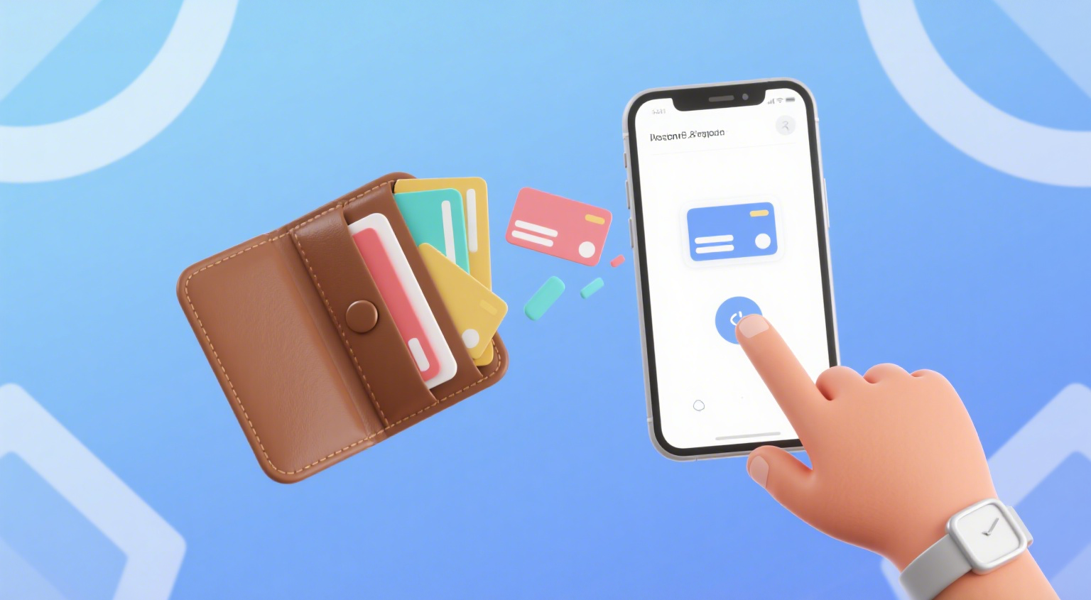 电子名片应用界面